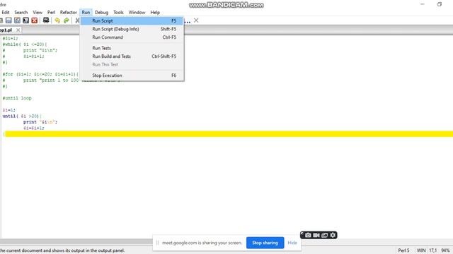 Until loop in perl смотреть онлайн