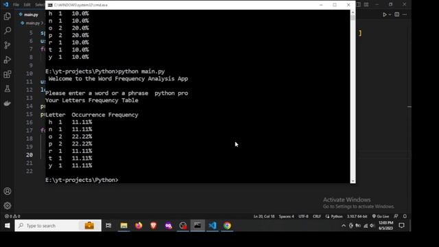 Python Project: Word Frequency Analysis смотреть онлайн