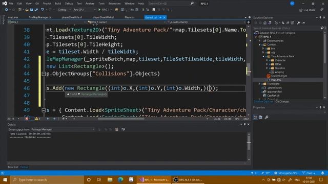 Making an RPG with monogame 3.8 .Detecting the collisions смотреть онлайн