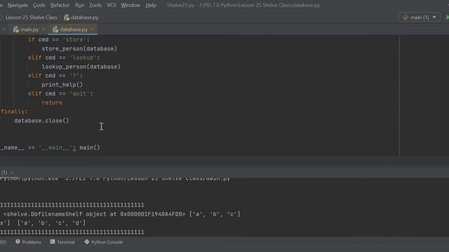 Lesson 25 Shelve Class. Python Programming. смотреть онлайн