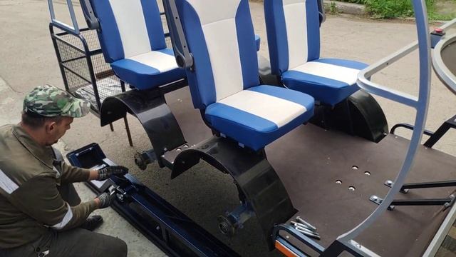 Квадро-прицеп "ВАНЁК-400" на лыжах. смотреть онлайн