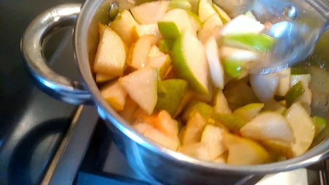 Немецкий грушево - яблочный пирог. A pear - apple pie.Apfel-Birnen Kuchen смотреть онлайн