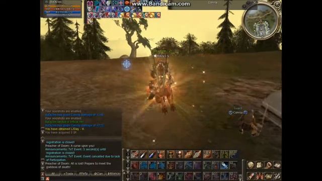 Bodyjes riding on mount Tawny-Maned Lion!! (Lineage 3 pet) смотреть онлайн