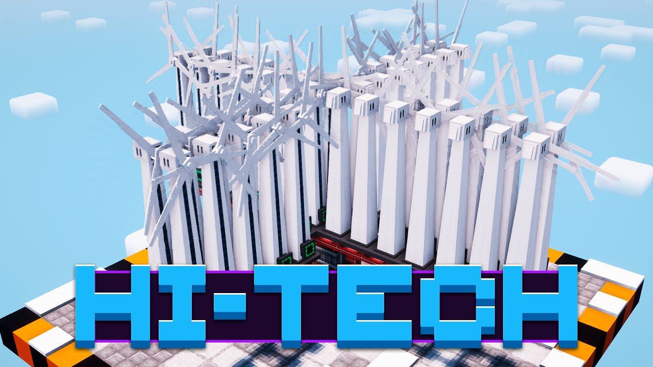 Я Сделал 1000 ВЕТРОГЕНЕРАТОРОВ • McSkill (Майнкрафт сервер с модами)