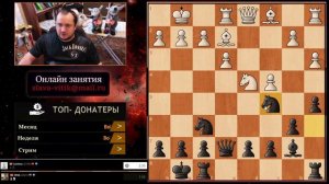 Шахматы. Английское начало за чёрных. Разгром!