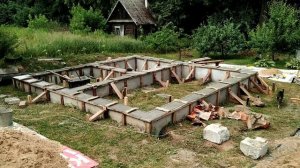 Опалубка из плоского шифера. Экономично и быстро!