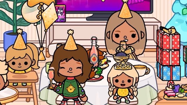Как мы отпраздновали Новый Год???/ Toca Life World / toca boca / тока бока / Kylie Toca смотреть онлайн