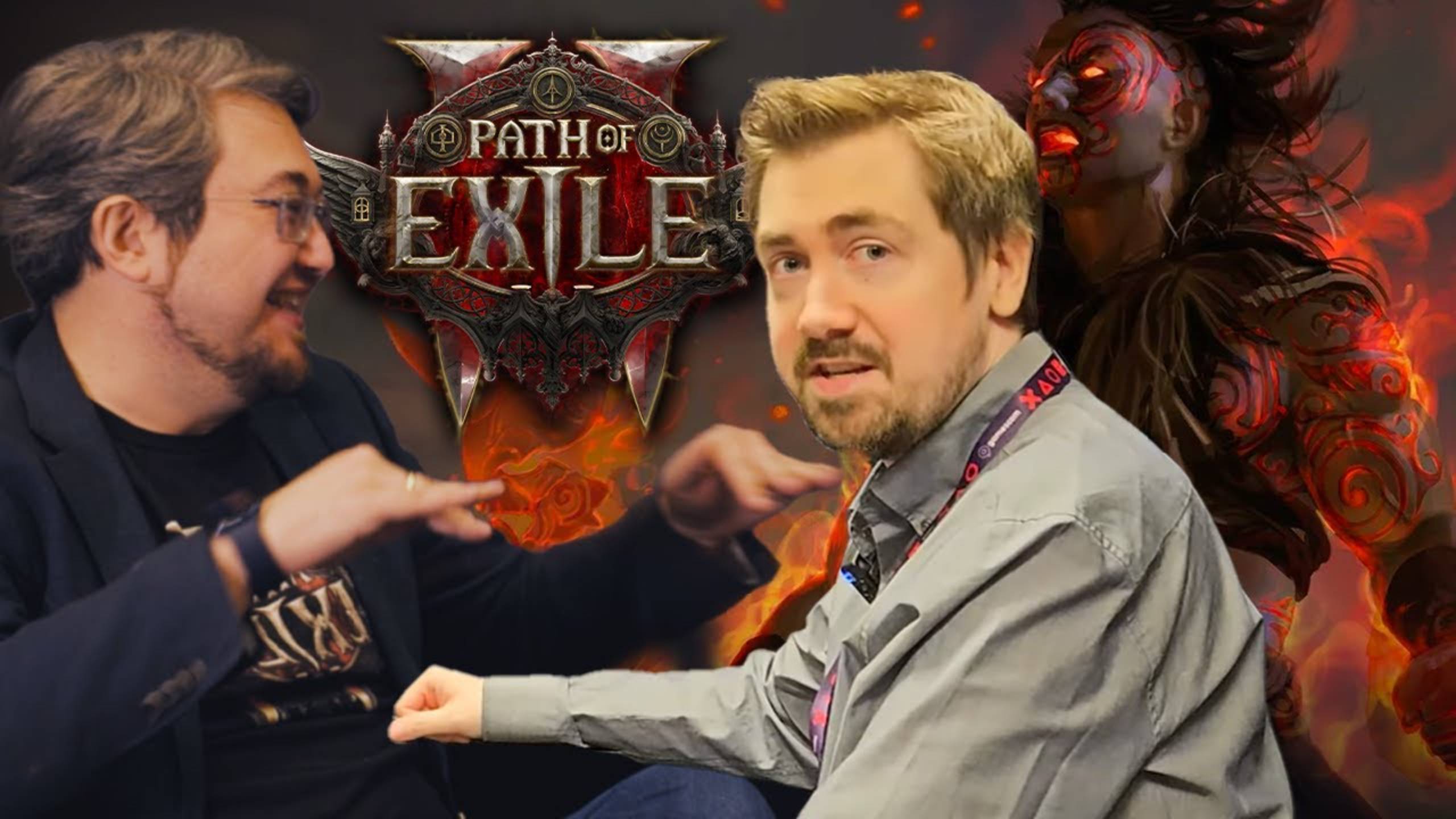 Path of Exile 2 / Zizaran and Jonathan Rogers Interview Gamescom на русском смотреть онлайн