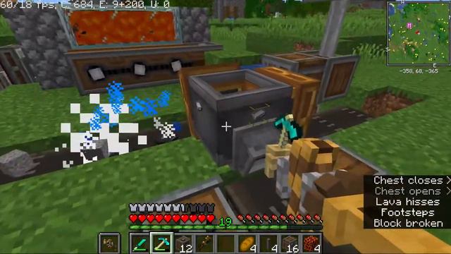 Minecraft create mod, Iron farm almost max speed смотреть онлайн