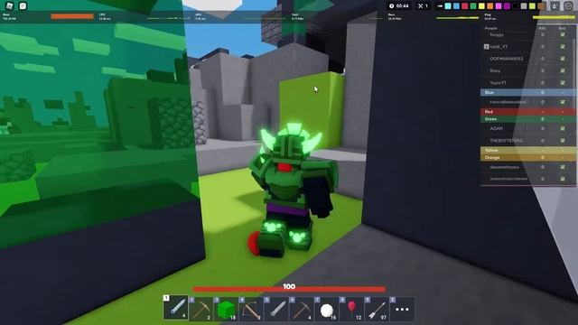 Getting Full Emerald Armor in 30 Seconds on Skywars (Roblox Bedwars) смотреть онлайн