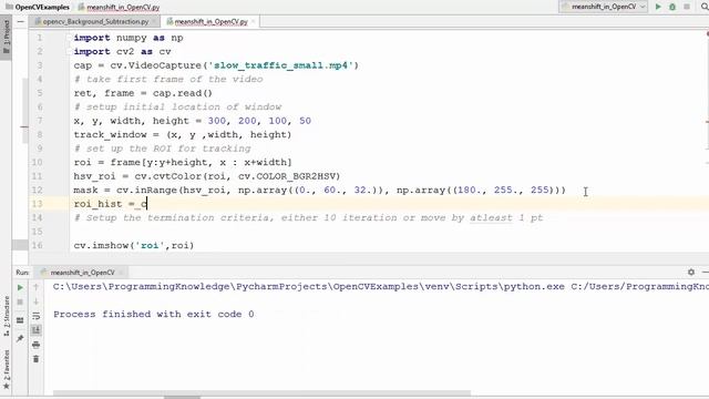 OpenCV Python Tutorial For Beginners 40 - Mean Shift Object Tracking смотреть онлайн