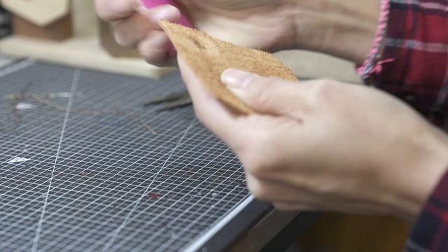 [Handicraft Ideas] Making a Leather Wallet смотреть онлайн