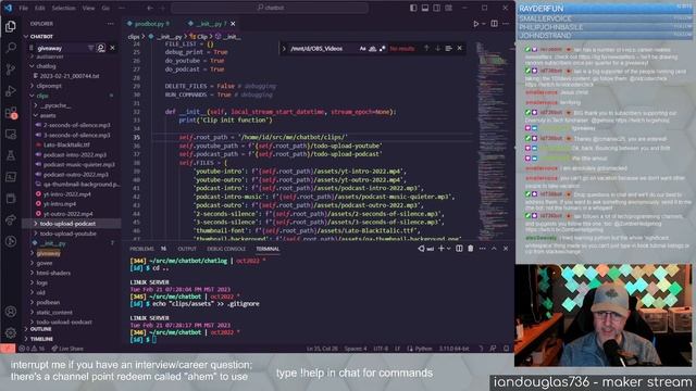 Maker Time - Python Twitch chat bot for YouTube clips, plus 3D nozzle giveaway смотреть онлайн