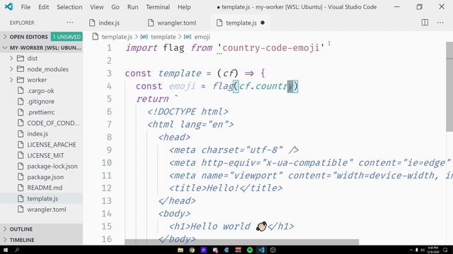 7. Render Cloudflare Region Data for a Request Using request.cf смотреть онлайн