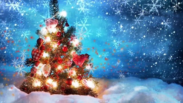 Christmas Tree Background Video 🎄 Best Christmas Tree Wallpaper (3 Hours) смотреть онлайн