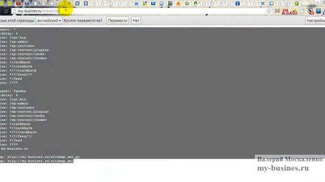 Урок №4 robots.txt смотреть онлайн