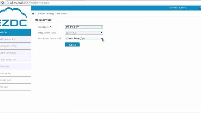 vSphere SDK - Custom Application Portal - Host Power State Change смотреть онлайн