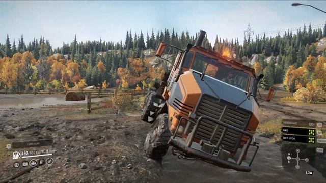 Derry Longhorn 4520 Update SnowRunner Mod Test смотреть онлайн