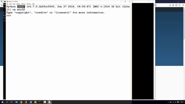012 The Python Interpreter & IDLE in Windows смотреть онлайн
