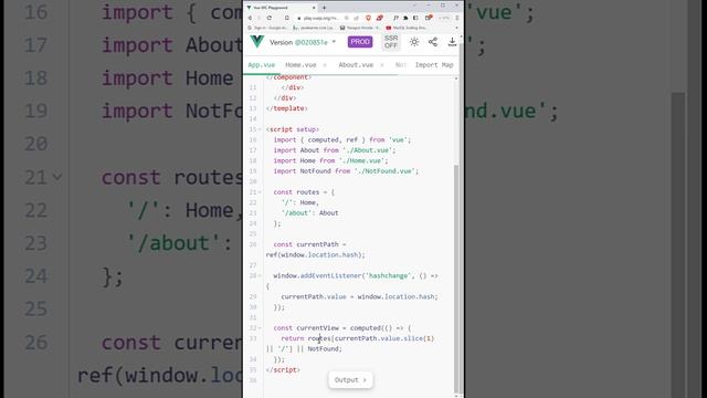 Create simple vue routing from scratch #vue3 composition API смотреть онлайн
