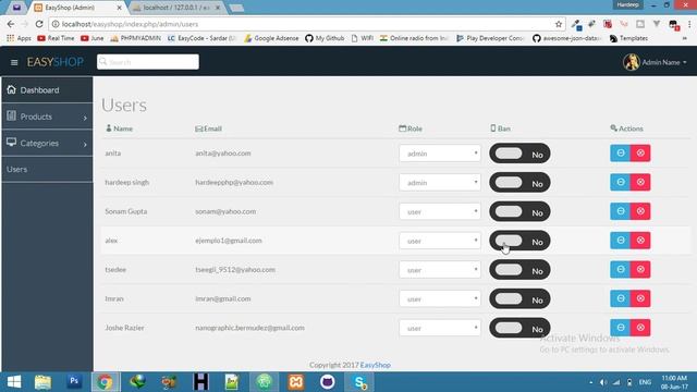 How to Ban Users || Disable User Login || Laravel shopping cart tutorial смотреть онлайн