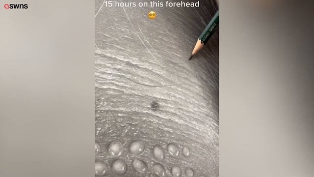 Artist spends up to 100 hours creating breathtaking hyper-realistic drawings | SWNS смотреть онлайн