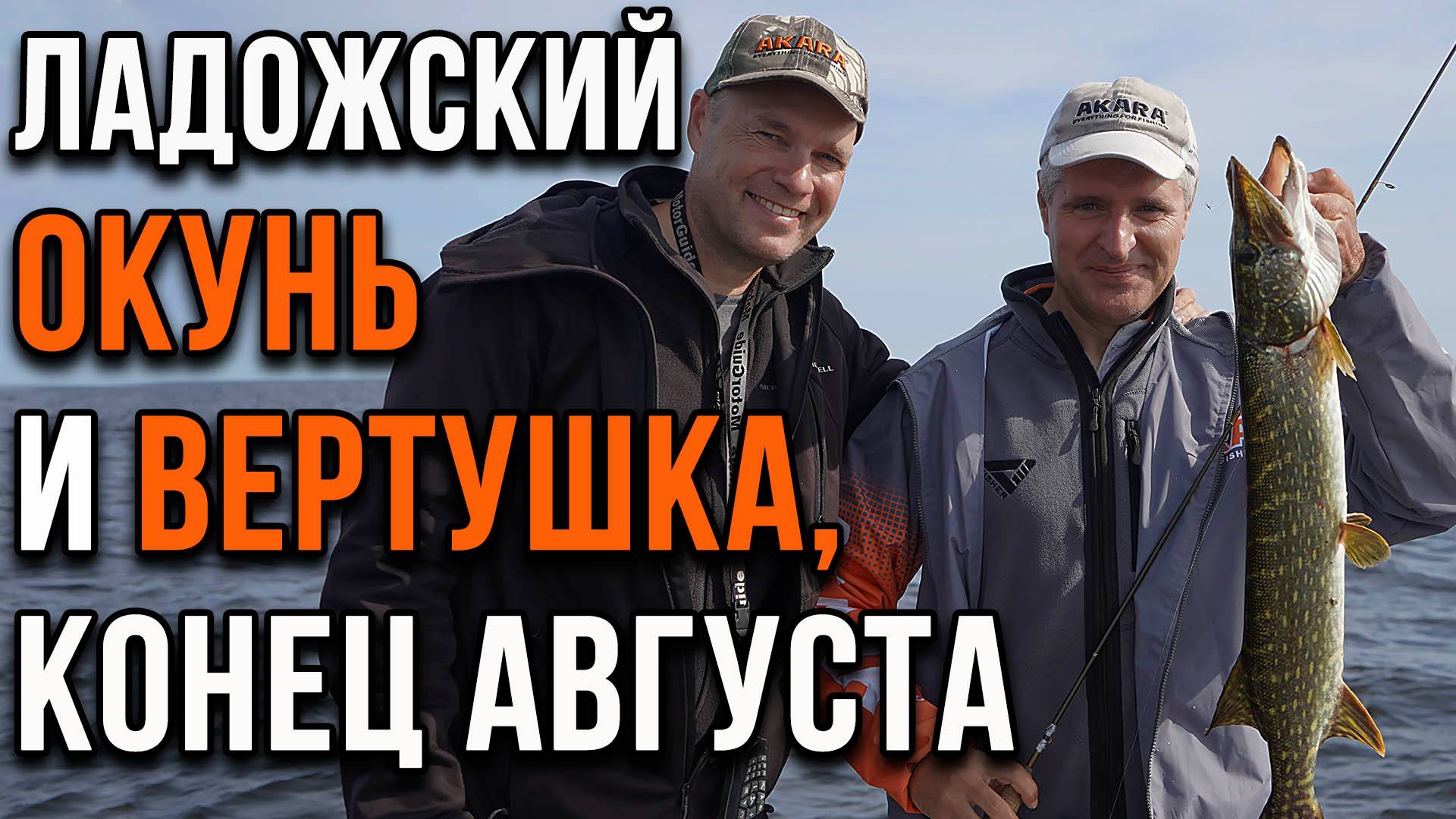 Ладожский окунь и вертушка, конец августа. смотреть онлайн