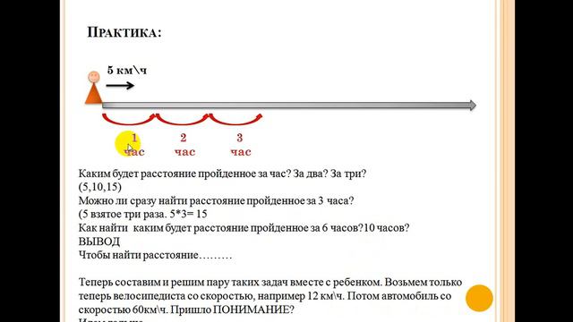 Учимся решать задачи на движение. Урок1. Введение в понятия.