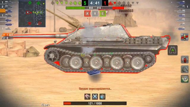 WOT blitz Обзор Challenger (Челленджер) 7 уровень смотреть онлайн
