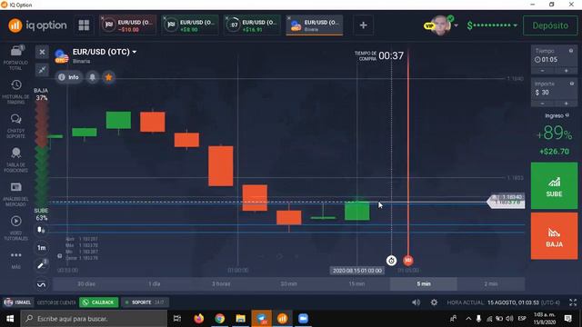 COMO GANE 40$ EN 4 MINUTOS -INTERES COMPUESTO - 3 ITM ✅ - BINARY TURBO ACADEMY - ANDRIS JIMENEZ смотреть онлайн
