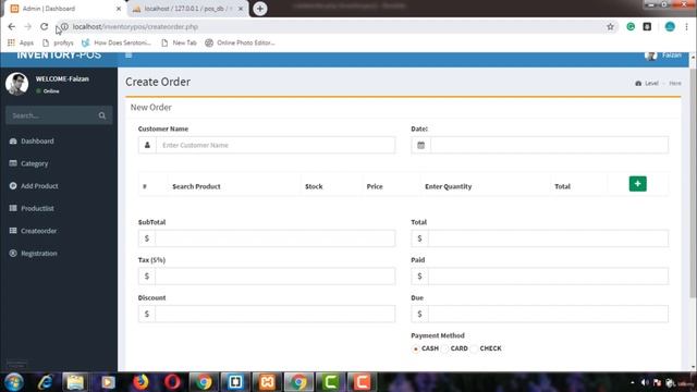 87|| Create Order 7|| Design UI||Sales Module 7||Point of sale system in PHP|| PHP 8||#code смотреть онлайн