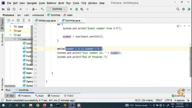 37. Do-While loop in Java | Making a game with Do-While loop in Java смотреть онлайн