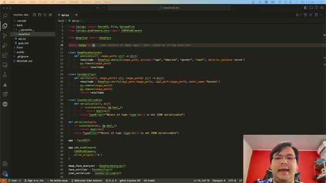 DeepFace com Python e Vuejs || #Parte 03 - Back com Python смотреть онлайн