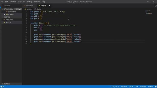 How to Create Chart with Dynamic Form Data using HTML CSS and JavaScript смотреть онлайн