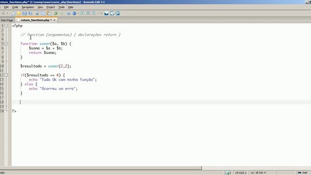 Curso PHP - Funções - Return Values смотреть онлайн
