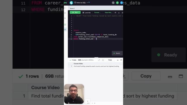 20. How to Sort Data by a Column in SQL Part 2 смотреть онлайн