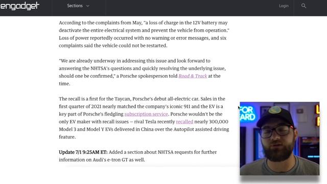BREAKING: Porsche EV TROUBLE… смотреть онлайн