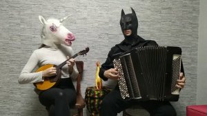 Popcorn (Gershon Kingsley)  Accordion Cover + Domra. Музыка Попкорн 🍿🍿 на БАЯНЕ с домрой
