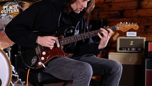 No Talking...Just Tones | Fender Custom Shop 59 Stratocaster HSS Heavy Relic Black смотреть онлайн