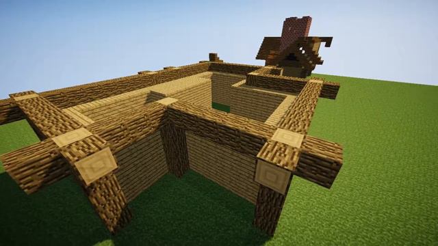 Как ПРАВИЛЬНО строить дом в майнкрафт! смотреть онлайн