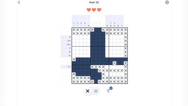 Прохождение игры NONOGRAM 30 марта