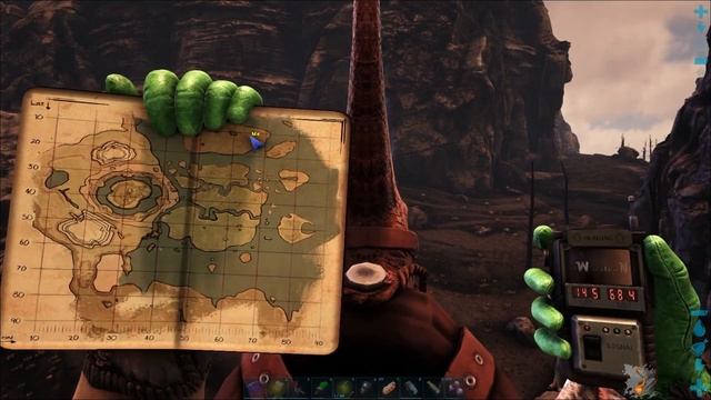 Center Map Giga and Carcharodontosaurus Locations - Ark Survival Evolved смотреть онлайн