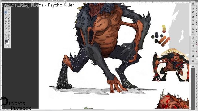 Carnage Demon 4 - Hezrou Time Lapse Painting смотреть онлайн