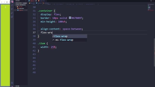CSS Flexbox #9. Выравнивание и центрирование flex-элементов с помощью свойства align-content смотреть онлайн