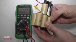 Тест аккумуляторов шуруповёрта и его восстановление