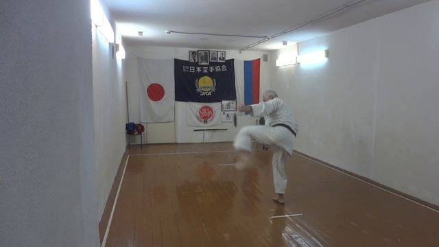 Kanku Dai (Moscow karate club Sakura)Boleslav Voishko 8 dan IKA смотреть онлайн