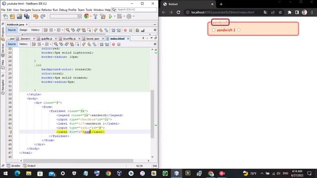 fieldset checkbox and radio button - HTML and CSS (part 1) смотреть онлайн