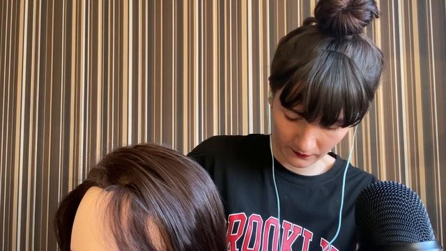 АСМР стрижка ?♀️ каре , болталочка ☺️? смотреть онлайн