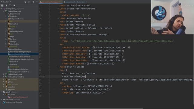 ASP.NET Core, Nuxtjs, Github Actions - Deploy To Linode - Tricking Library Ep64 смотреть онлайн