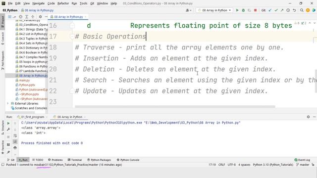 08 Array in Python | Array Data Type in Python | Best Python Tutorial in Urdu Hindi | Capra Code смотреть онлайн